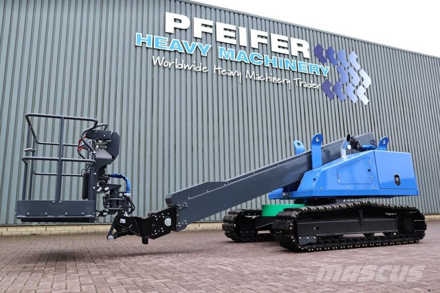 Aichi SR12CSM Diesel, Tracked Boomlift, 14.1m Working He Elevadores braços Telescópicos