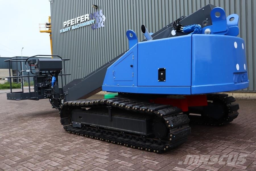 Aichi SR12CSM Diesel, Tracked Boomlift, 14.1m Working He Elevadores braços Telescópicos
