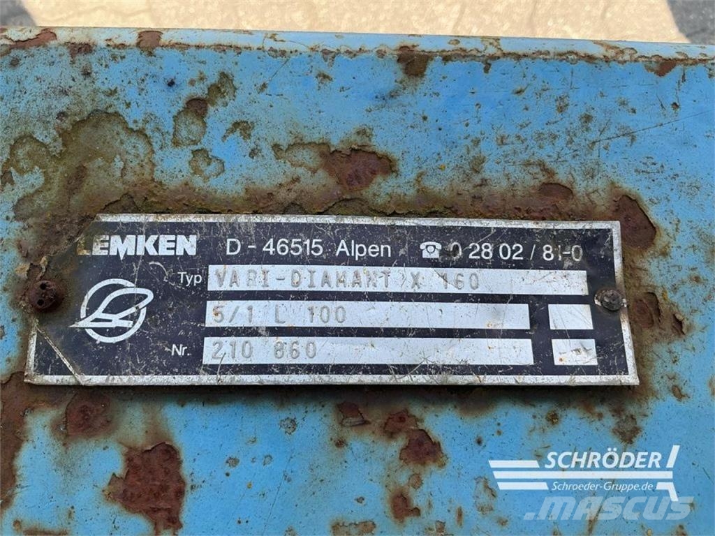 Lemken VARIDIAMANT 160 X 5+1 L 100 Wentelploegen