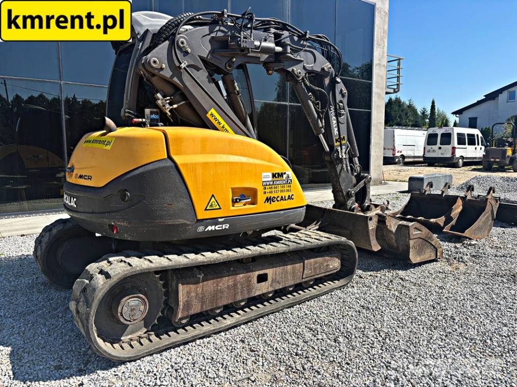 Mecalac 8 MCR MINI-KOPARKA 2018R | MECALAC 6 MCR, JCB 8065 حفارات صغيرة أقل من 7 طن (حفارات صغيرة)