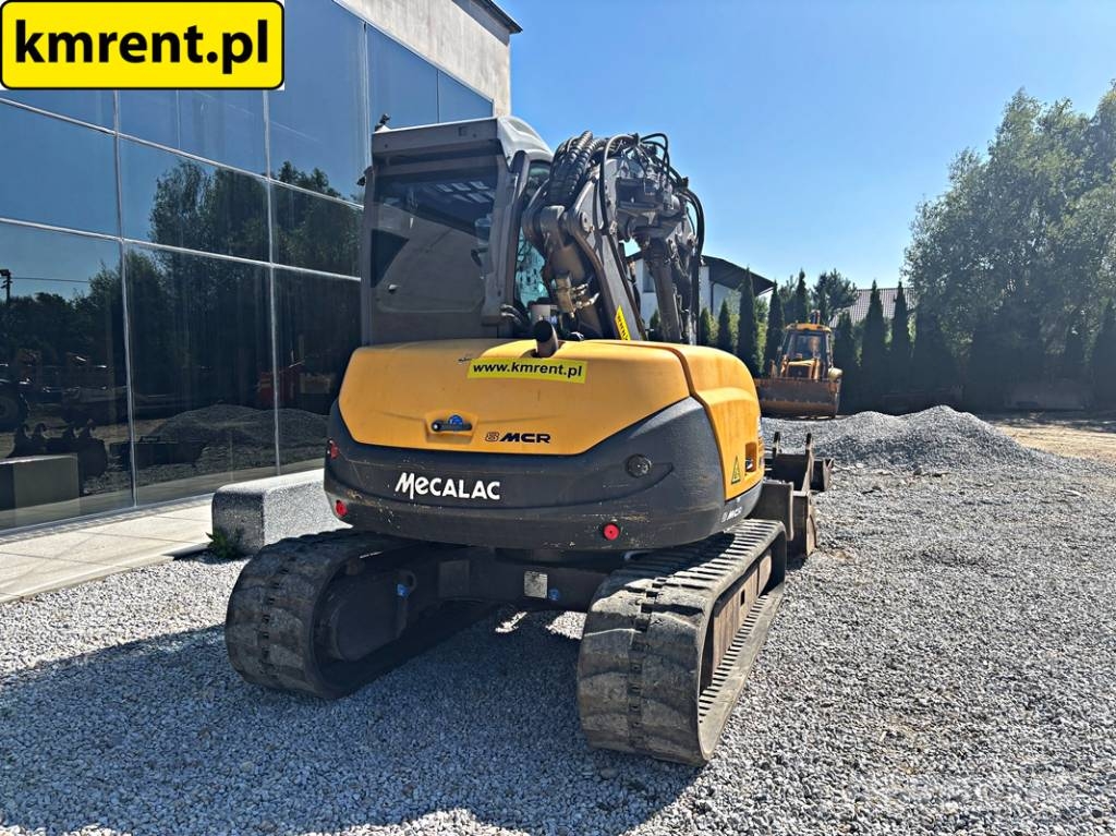 Mecalac 8 MCR MINI-KOPARKA 2018R | MECALAC 6 MCR, JCB 8065 حفارات صغيرة أقل من 7 طن (حفارات صغيرة)