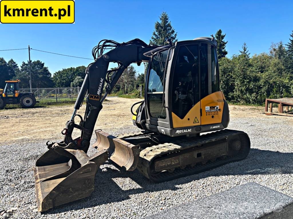 Mecalac 8 MCR MINI-KOPARKA 2018R | MECALAC 6 MCR, JCB 8065 حفارات صغيرة أقل من 7 طن (حفارات صغيرة)