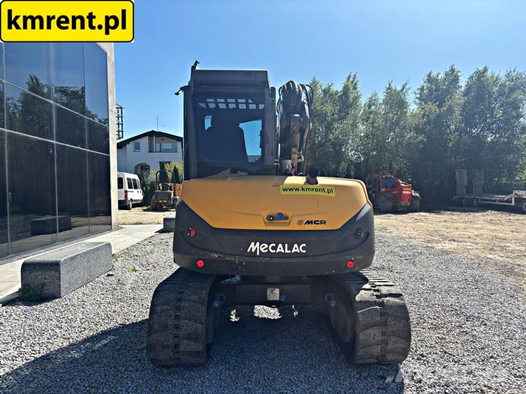 Mecalac 8 MCR MINI-KOPARKA 2018R | MECALAC 6 MCR, JCB 8065 حفارات صغيرة أقل من 7 طن (حفارات صغيرة)