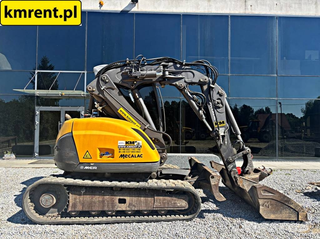 Mecalac 8 MCR MINI-KOPARKA 2018R | MECALAC 6 MCR, JCB 8065 حفارات صغيرة أقل من 7 طن (حفارات صغيرة)