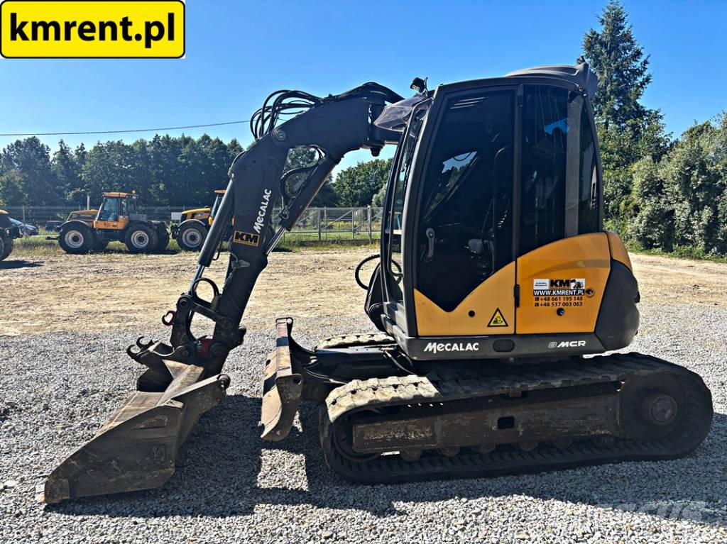 Mecalac 8 MCR MINI-KOPARKA 2018R | MECALAC 6 MCR, JCB 8065 حفارات صغيرة أقل من 7 طن (حفارات صغيرة)