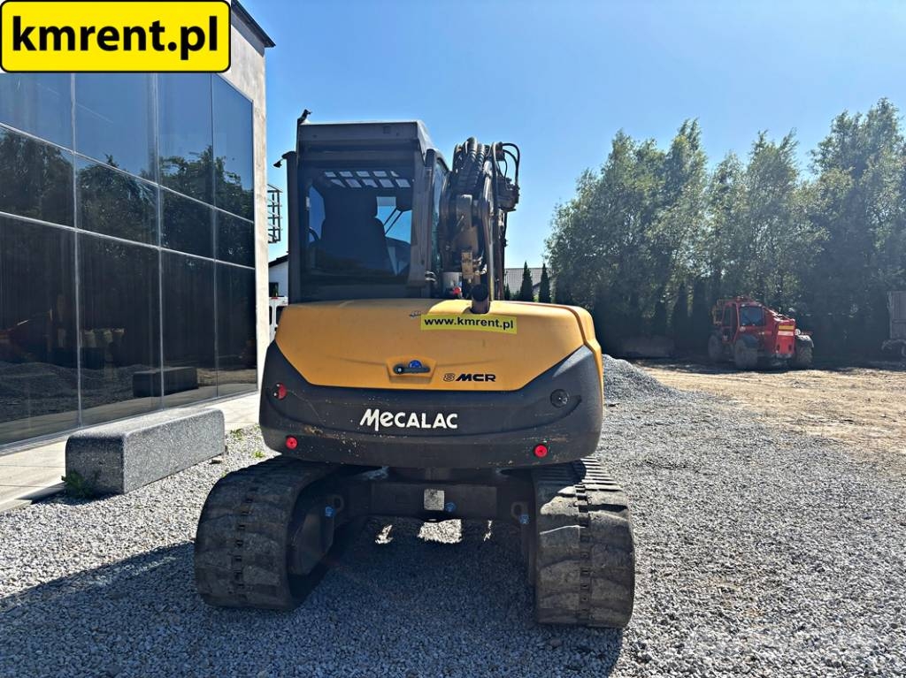 Mecalac 8 MCR MINI-KOPARKA 2018R | MECALAC 6 MCR, JCB 8065 حفارات صغيرة أقل من 7 طن (حفارات صغيرة)