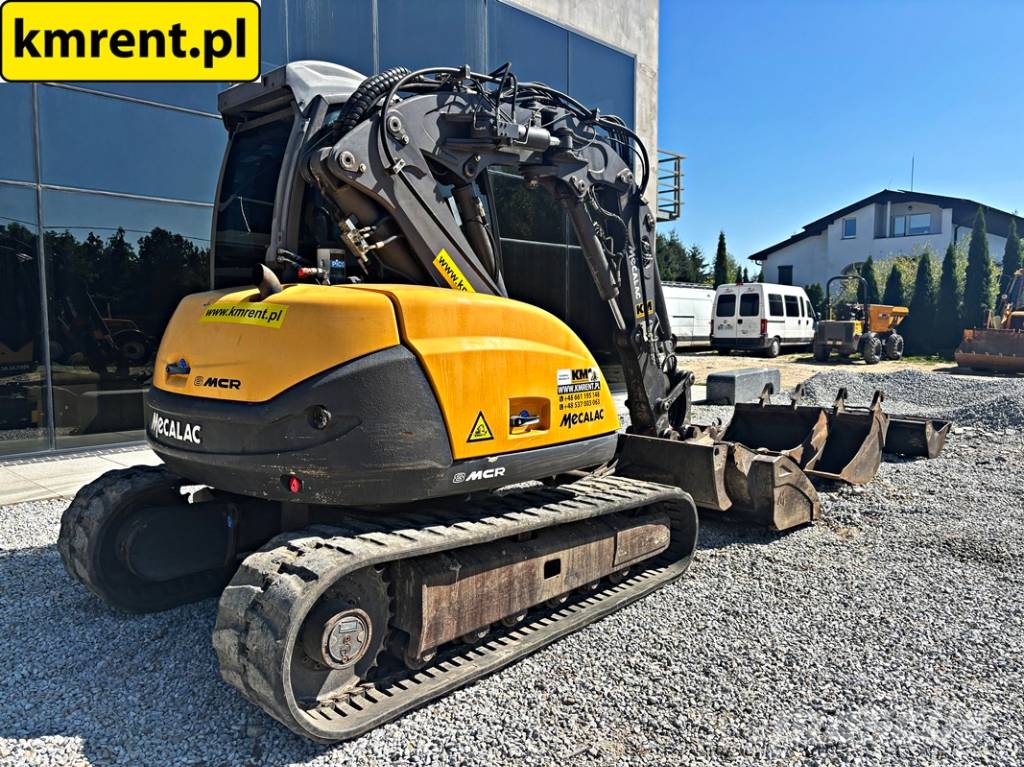 Mecalac 8 MCR MINI-KOPARKA 2018R | MECALAC 6 MCR, JCB 8065 حفارات صغيرة أقل من 7 طن (حفارات صغيرة)