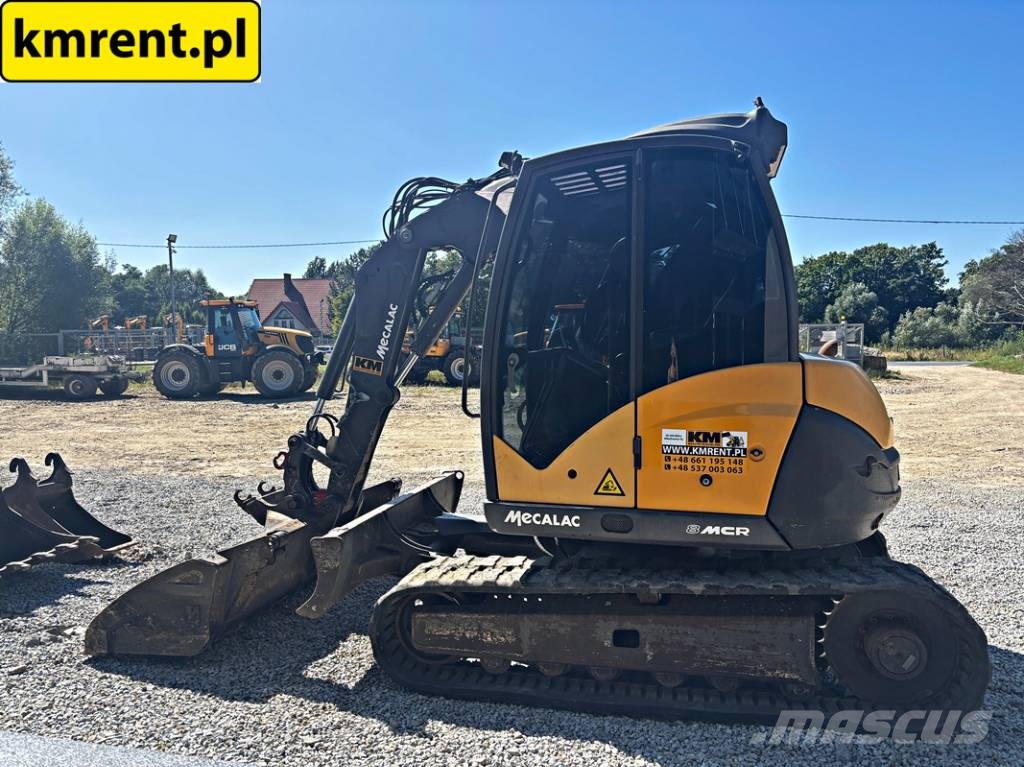 Mecalac 8 MCR MINI-KOPARKA 2018R | MECALAC 6 MCR, JCB 8065 حفارات صغيرة أقل من 7 طن (حفارات صغيرة)