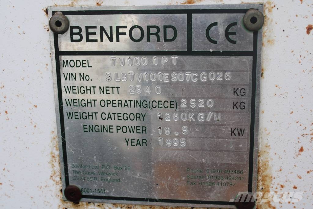 Benford TV 1001 PT Rulli monotamburo