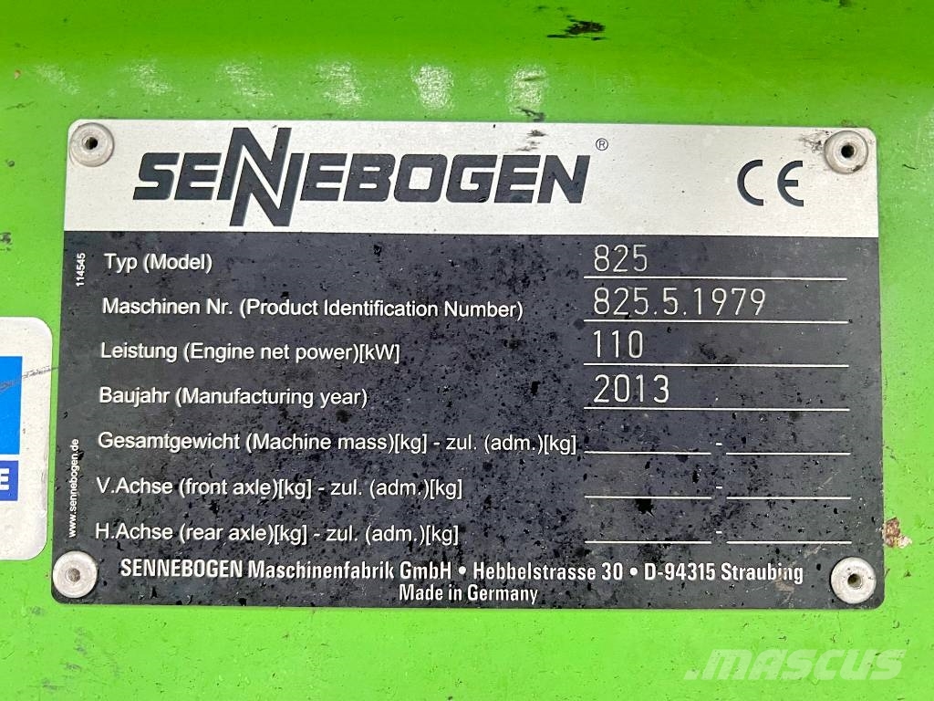 Sennebogen 825 - Excellent Condition / Full Electric Bandgrävare