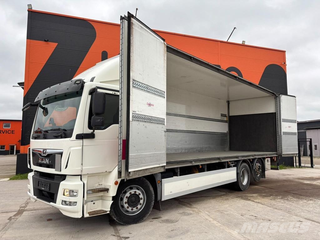 MAN TGM 26.320 6x2*4 BOX L=8143 mm Furgons