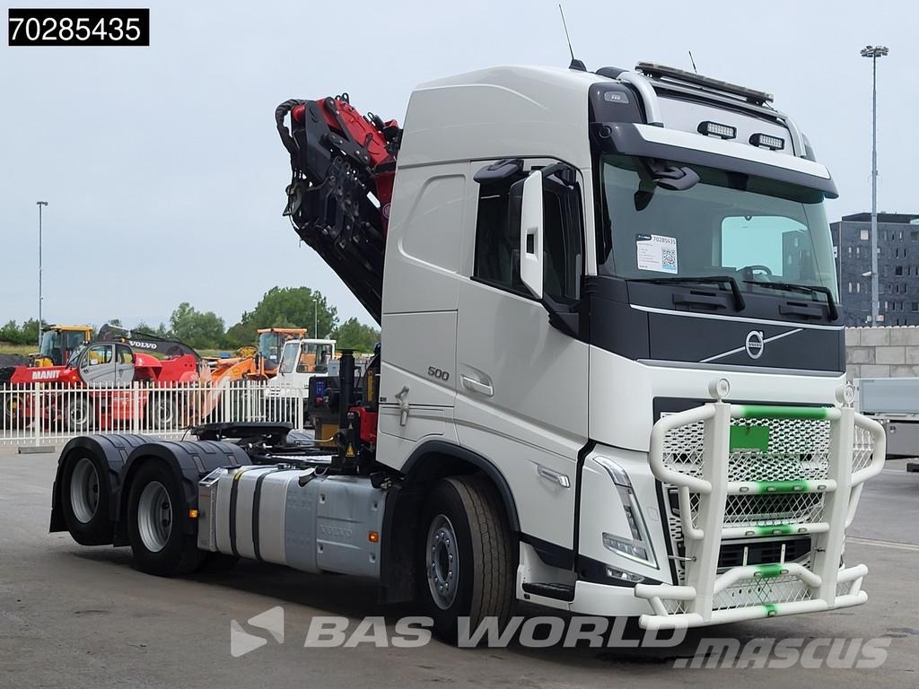 Volvo FH 500 FH 6X4 HMF2820K-RCS Crane+JIB Full-Air Remo Tractor Units