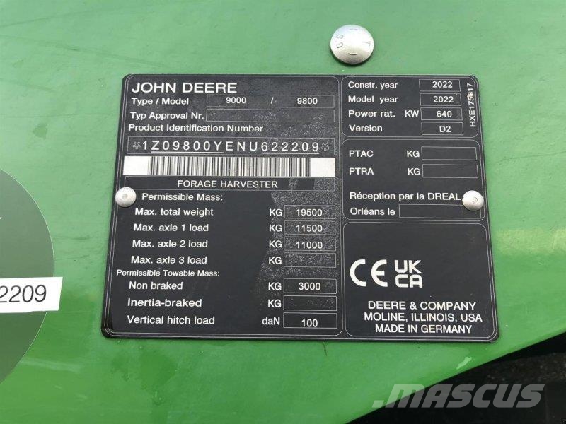John Deere 9800i ProDrive Silppurit