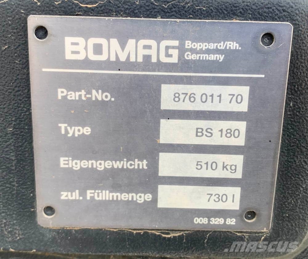 Bomag BS 180 Двойни барабанни ролки