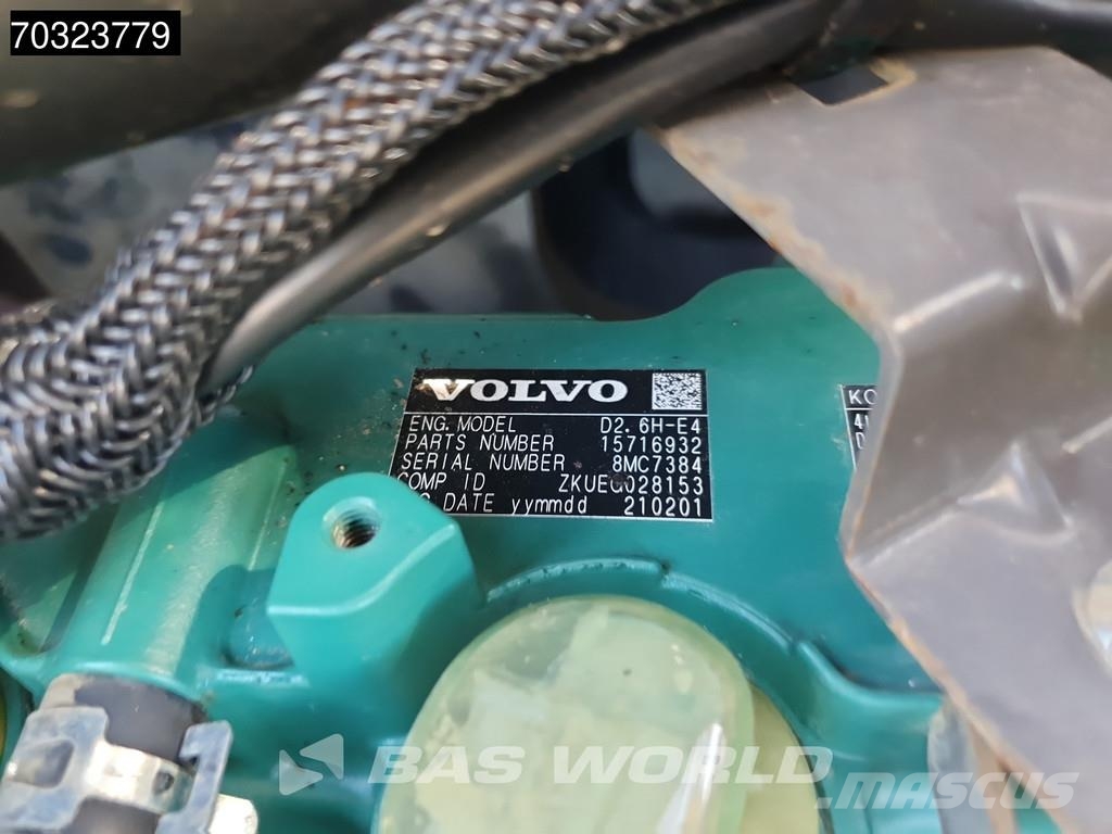 Volvo ECR58 F A/C - 3 Buckets حفارات صغيرة أقل من 7 طن (حفارات صغيرة)