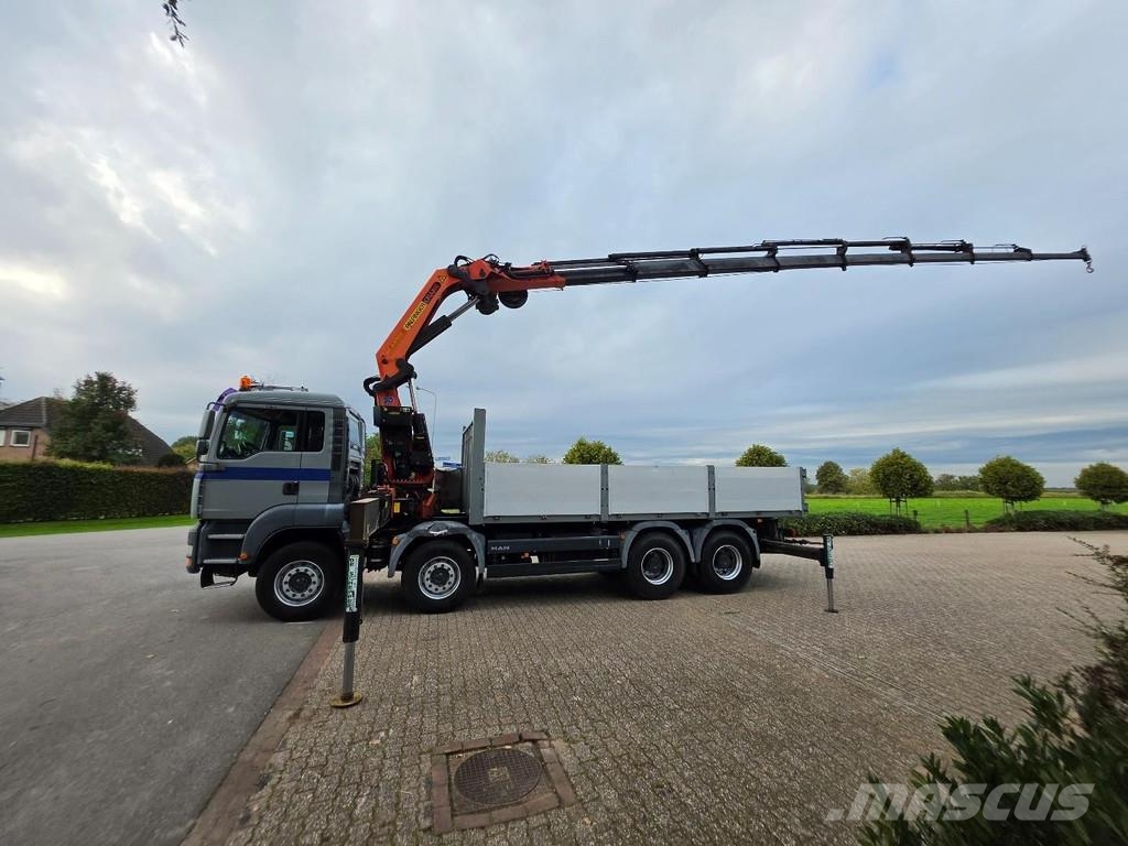 MAN TGA 41.430 8x4 CRANE 44tm/WINGER REMOTE CONTROL/MA Maastikutõstukid