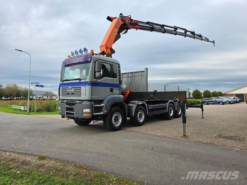 MAN TGA 41.430 8x4 CRANE 44tm/WINGER REMOTE CONTROL/MA Maastikutõstukid