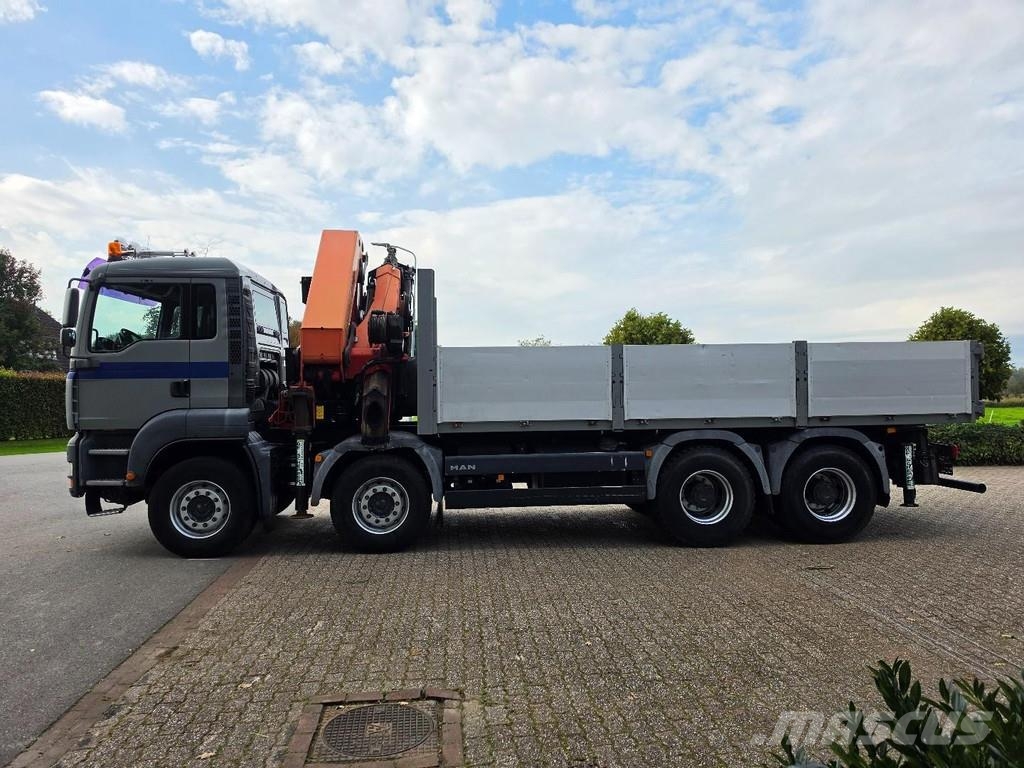 MAN TGA 41.430 8x4 CRANE 44tm/WINGER REMOTE CONTROL/MA Maastikutõstukid