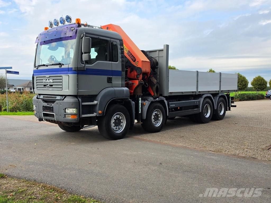MAN TGA 41.430 8x4 CRANE 44tm/WINGER REMOTE CONTROL/MA Maastikutõstukid