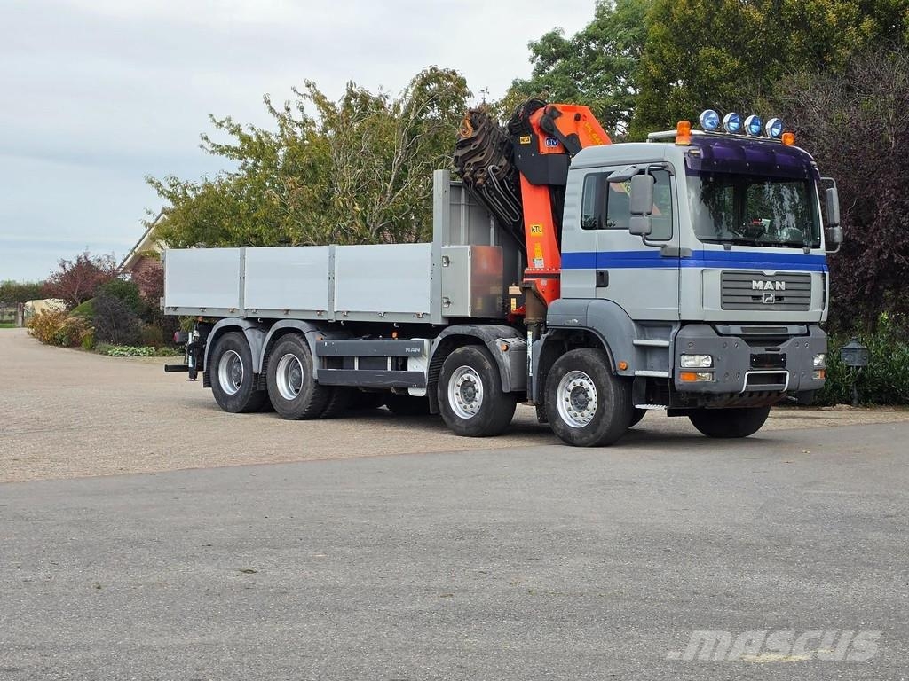 MAN TGA 41.430 8x4 CRANE 44tm/WINGER REMOTE CONTROL/MA Maastikutõstukid