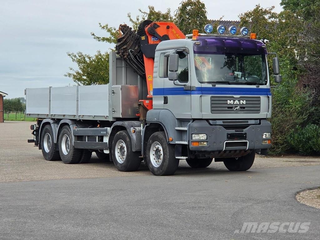 MAN TGA 41.430 8x4 CRANE 44tm/WINGER REMOTE CONTROL/MA Maastikutõstukid