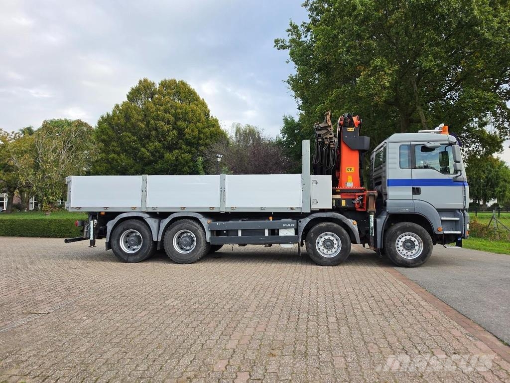 MAN TGA 41.430 8x4 CRANE 44tm/WINGER REMOTE CONTROL/MA Maastikutõstukid