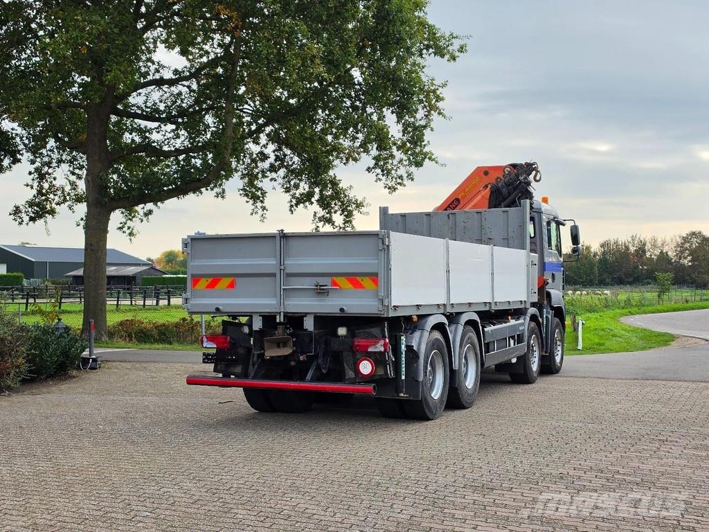 MAN TGA 41.430 8x4 CRANE 44tm/WINGER REMOTE CONTROL/MA Maastikutõstukid