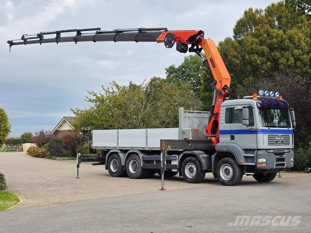MAN TGA 41.430 8x4 CRANE 44tm/WINGER REMOTE CONTROL/MA Maastikutõstukid