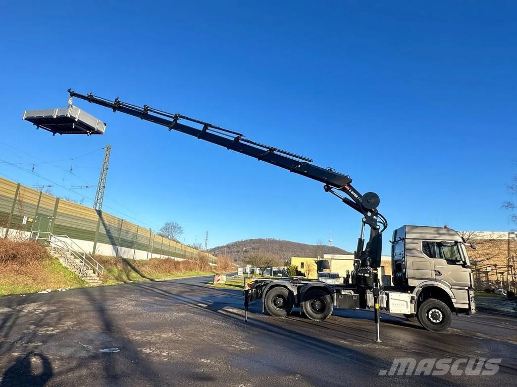 MAN TGS 33.540 MAN TGS 33.540 6x6 Kran Kran Hiab 302-6 Gru per tutti i terreni