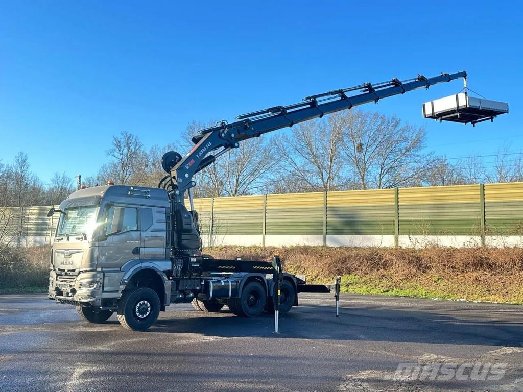 MAN TGS 33.540 MAN TGS 33.540 6x6 Kran Kran Hiab 302-6 Gru per tutti i terreni