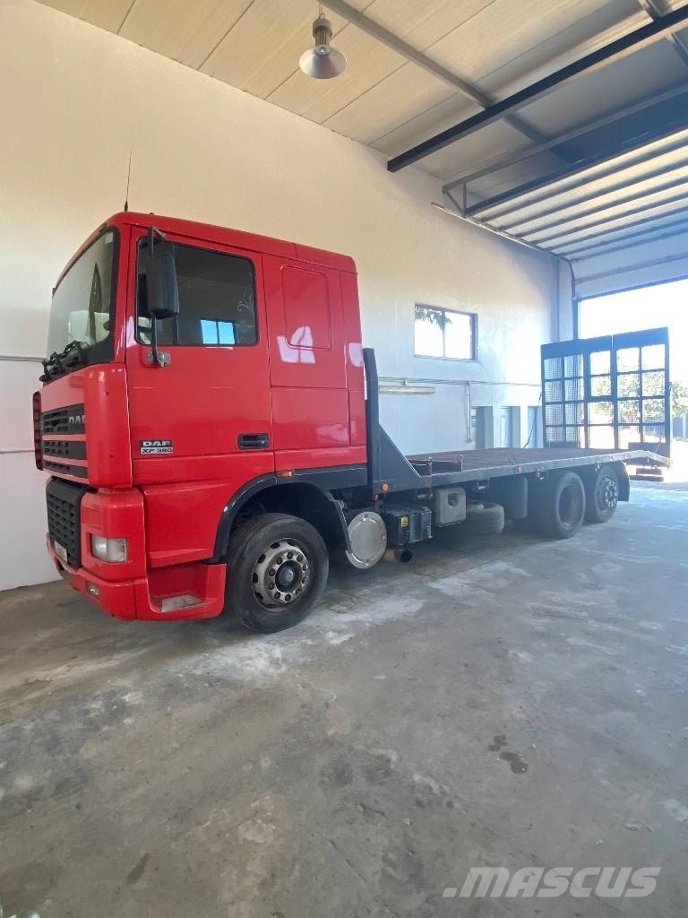 DAF XF 95.380 شاحنات مسطحة/مفصلية الجوانب