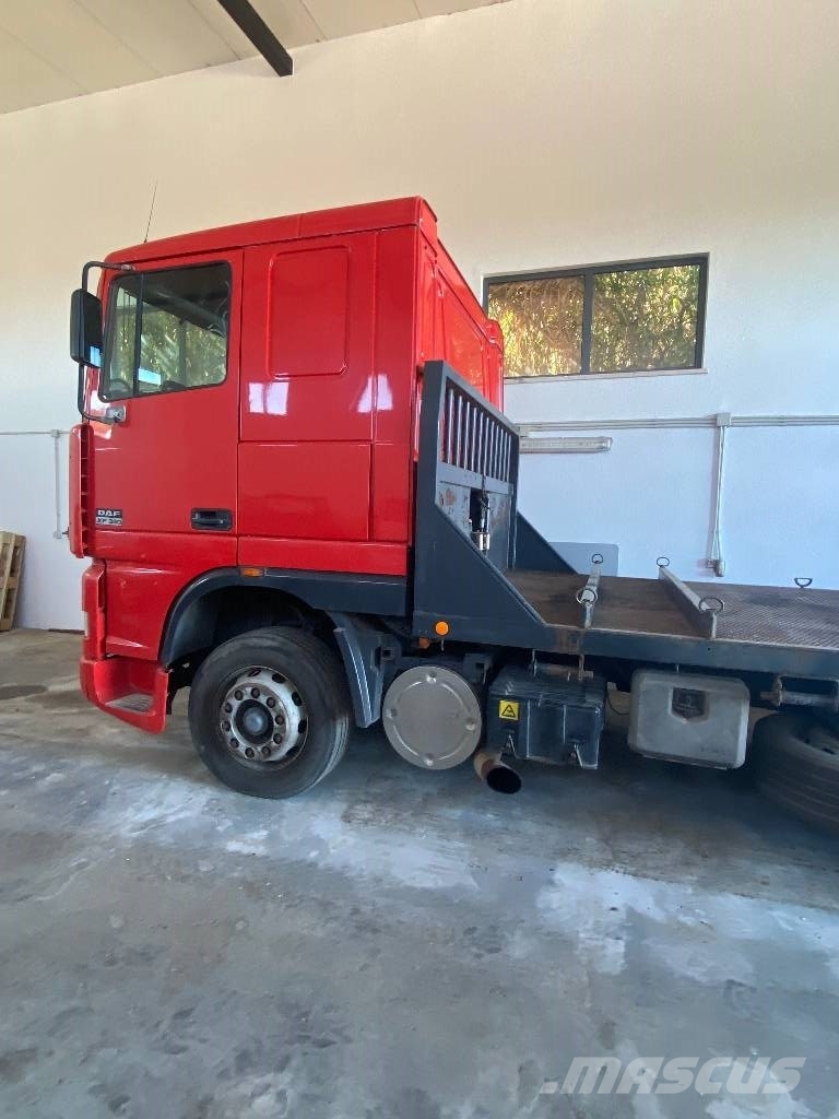 DAF XF 95.380 شاحنات مسطحة/مفصلية الجوانب