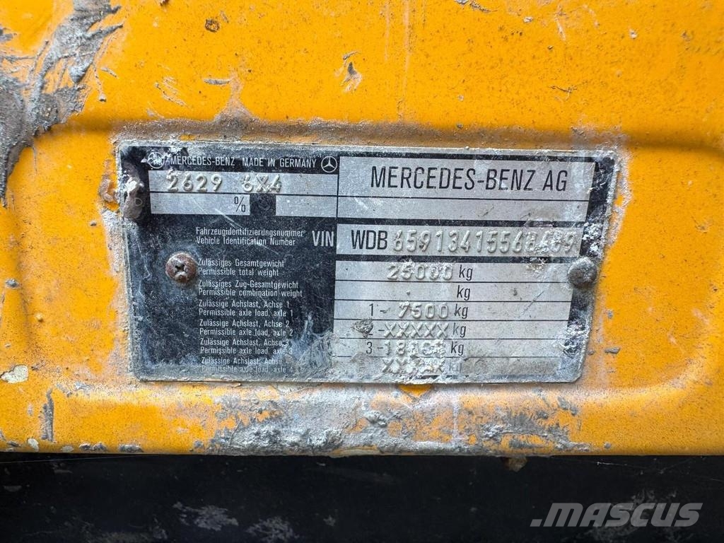 Mercedes-Benz 2629 V8 6X4 PUTZMEISTER M32 + FULL STEEL SUSPENSIO Betonpomptrucks