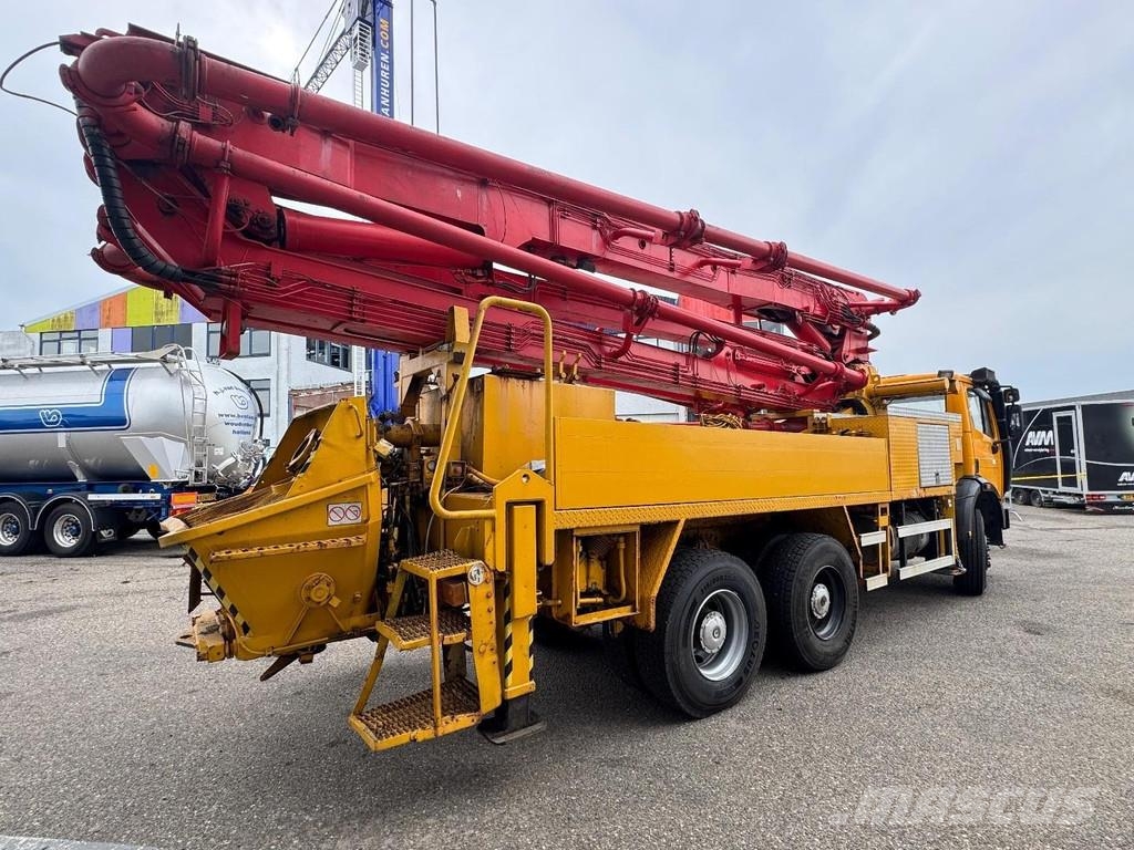 Mercedes-Benz 2629 V8 6X4 PUTZMEISTER M32 + FULL STEEL SUSPENSIO Betonpomptrucks