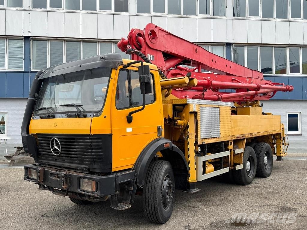 Mercedes-Benz 2629 V8 6X4 PUTZMEISTER M32 + FULL STEEL SUSPENSIO Betonpomptrucks