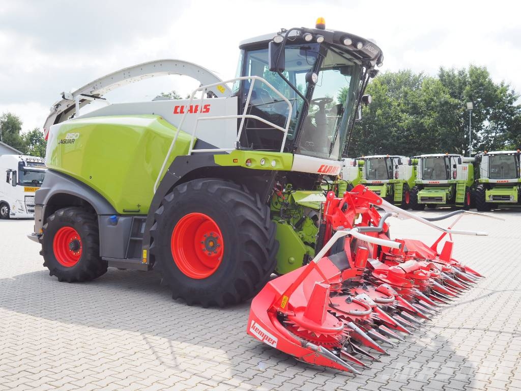 CLAAS Jaguar 850 + Kemper 360 Plus Кормозбиральні комбайни
