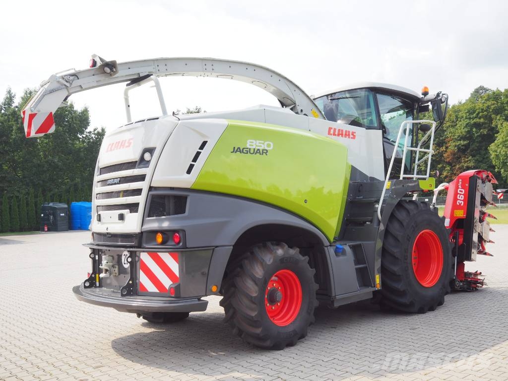 CLAAS Jaguar 850 + Kemper 360 Plus Кормозбиральні комбайни
