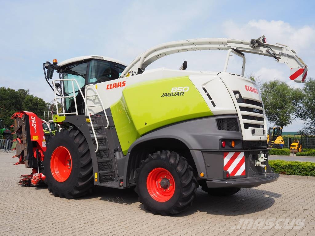 CLAAS Jaguar 850 + Kemper 360 Plus Кормозбиральні комбайни