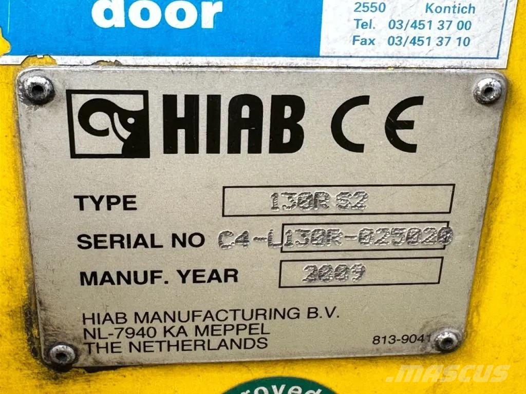 LAG 3 AXLE + HIAB 130R S2 平板半挂车\侧翻自卸半挂车