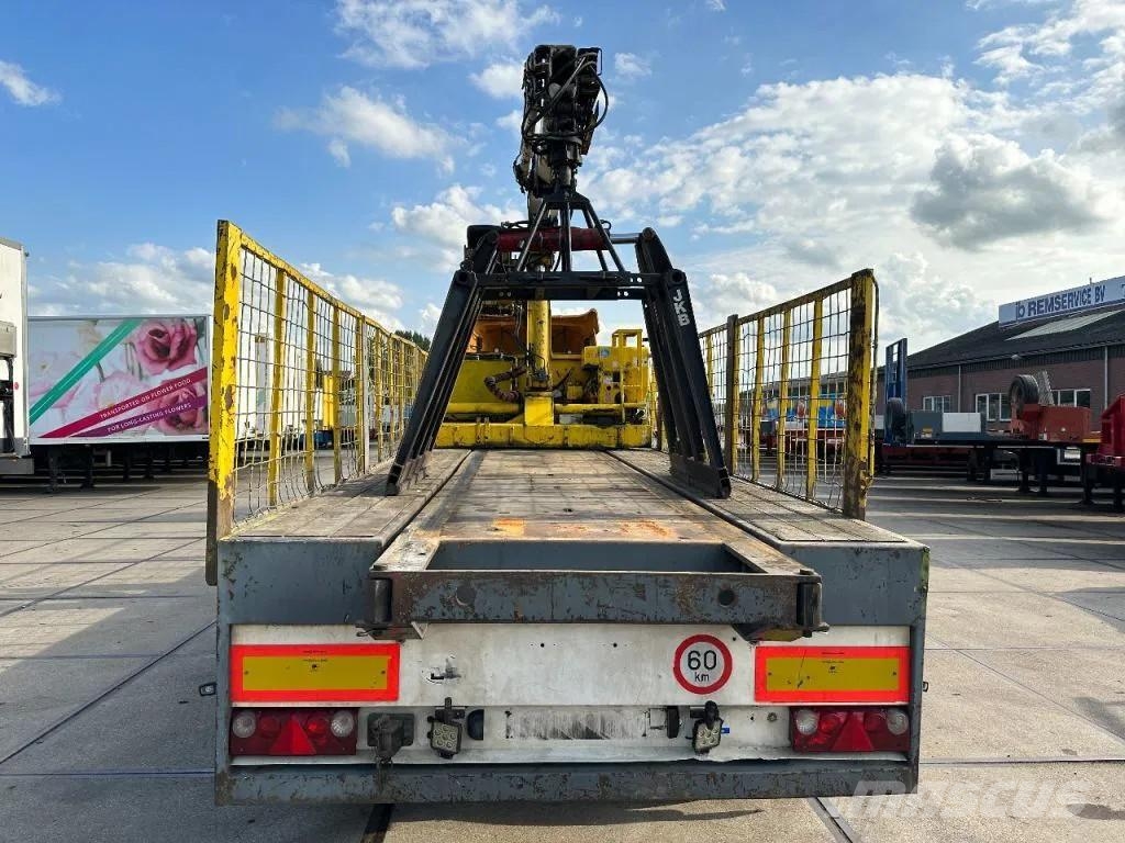 LAG 3 AXLE + HIAB 130R S2 平板半挂车\侧翻自卸半挂车