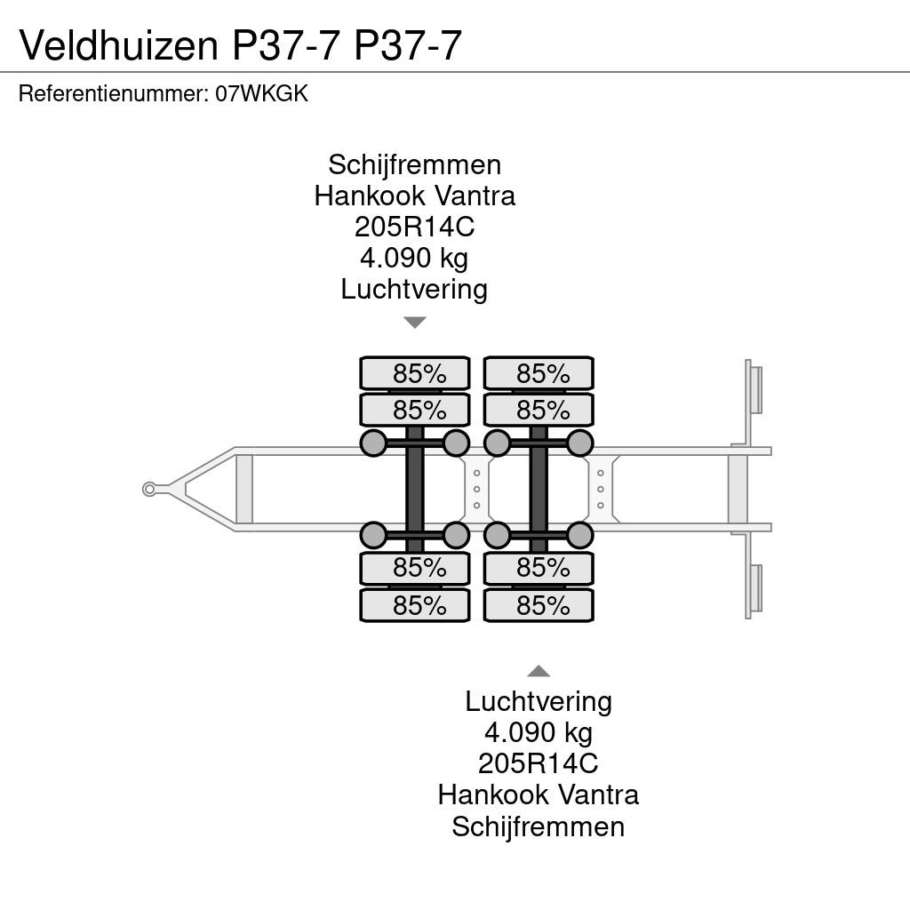 Veldhuizen P37-7 P37-7 Auto pārvadāšanas treileri