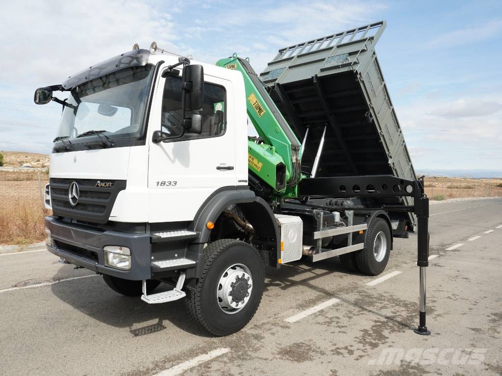 Mercedes-Benz AXOR 1833K TRACCION 4X4 Camiones grúa