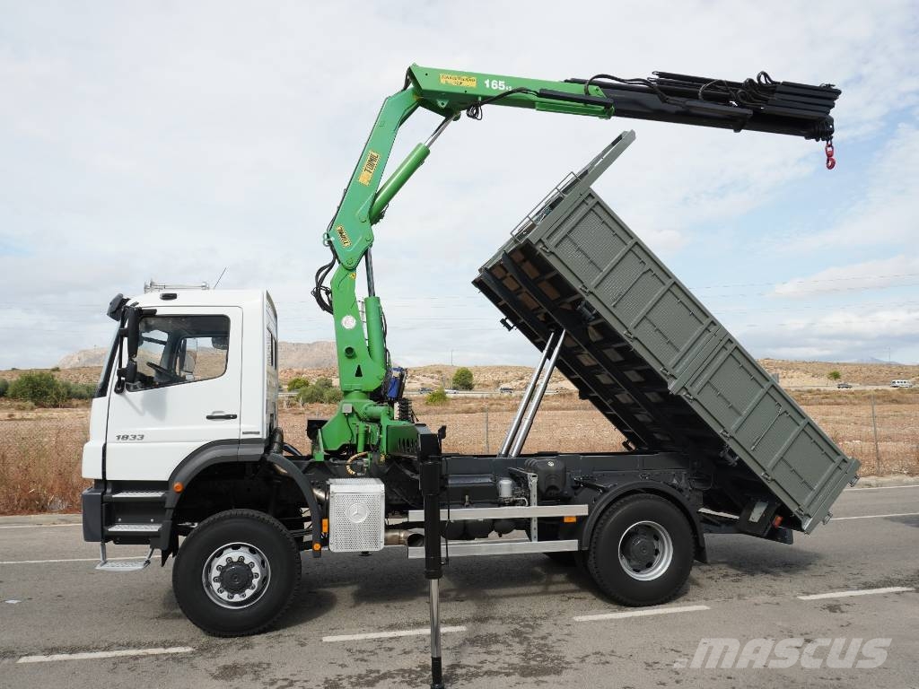 Mercedes-Benz AXOR 1833K TRACCION 4X4 Camiones grúa