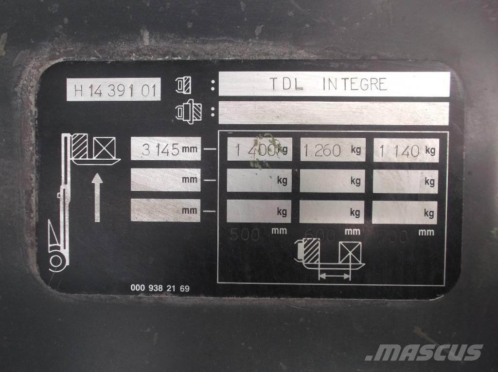 Linde H14T V-2901 OB LPG forklifts