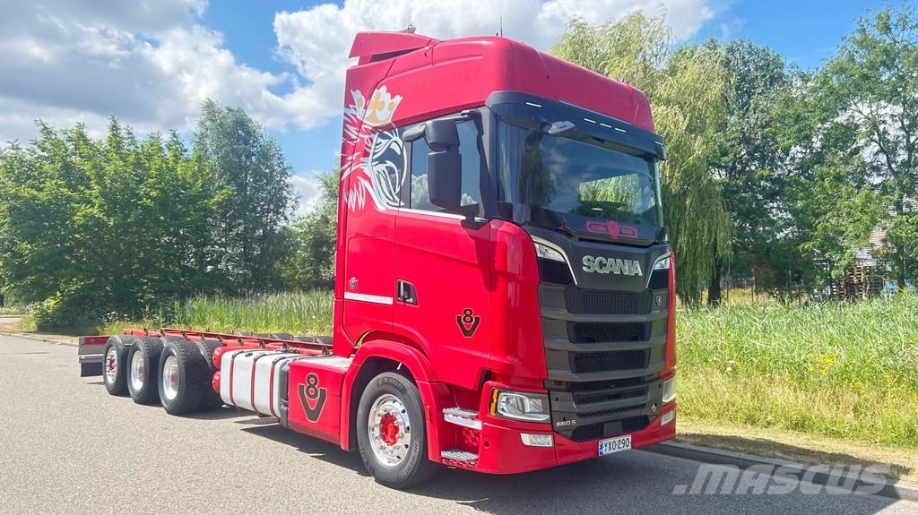 Scania 660S V8 NGS 8x4 | full air | retarder | steering | شاحنات بمقصورة وهيكل
