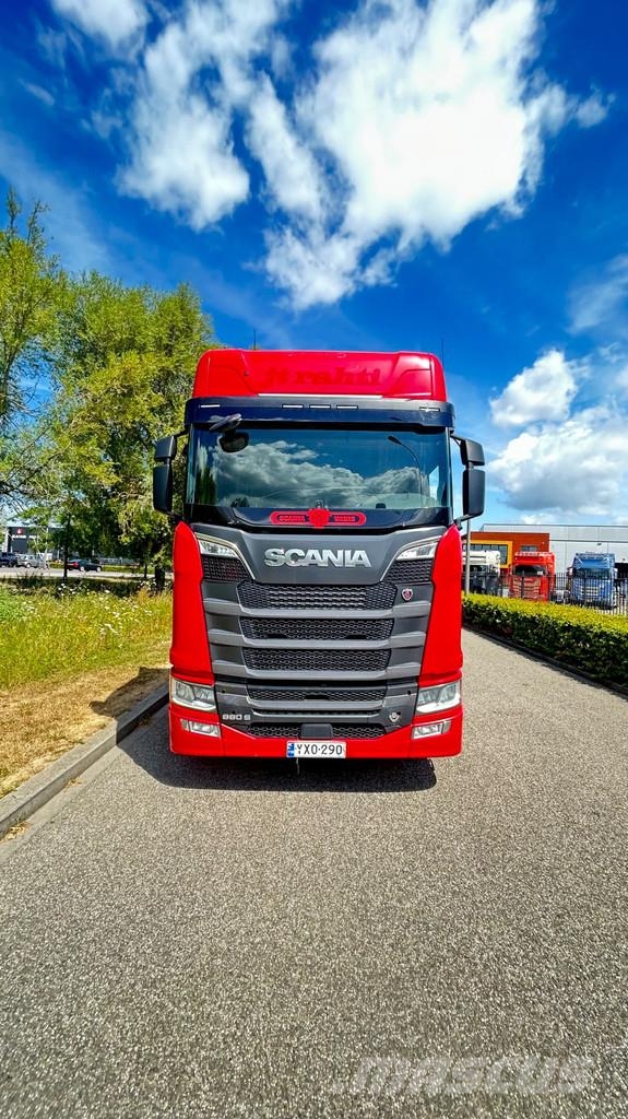 Scania 660S V8 NGS 8x4 | full air | retarder | steering | شاحنات بمقصورة وهيكل