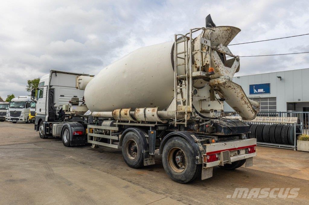 Renders BETON MIXER 12M3 + MOTOR (MALAXEUR/MISCHER) Egyéb - félpótkocsik