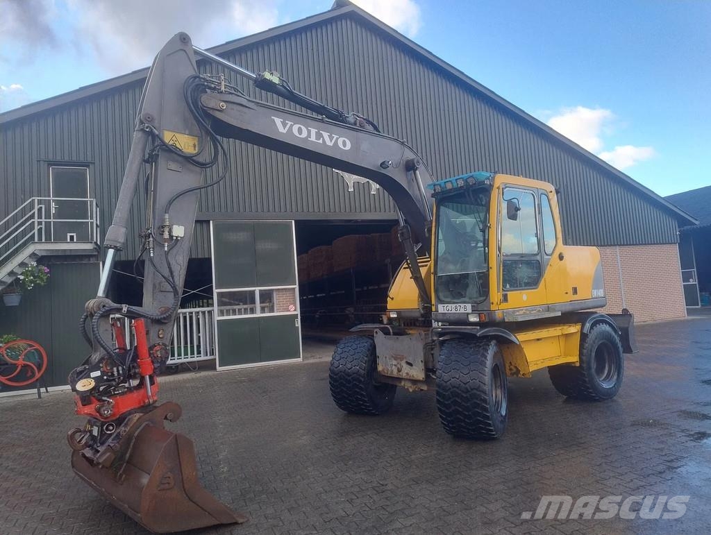 Volvo EW140B Mobiele kraan Ratasekskavaatorid