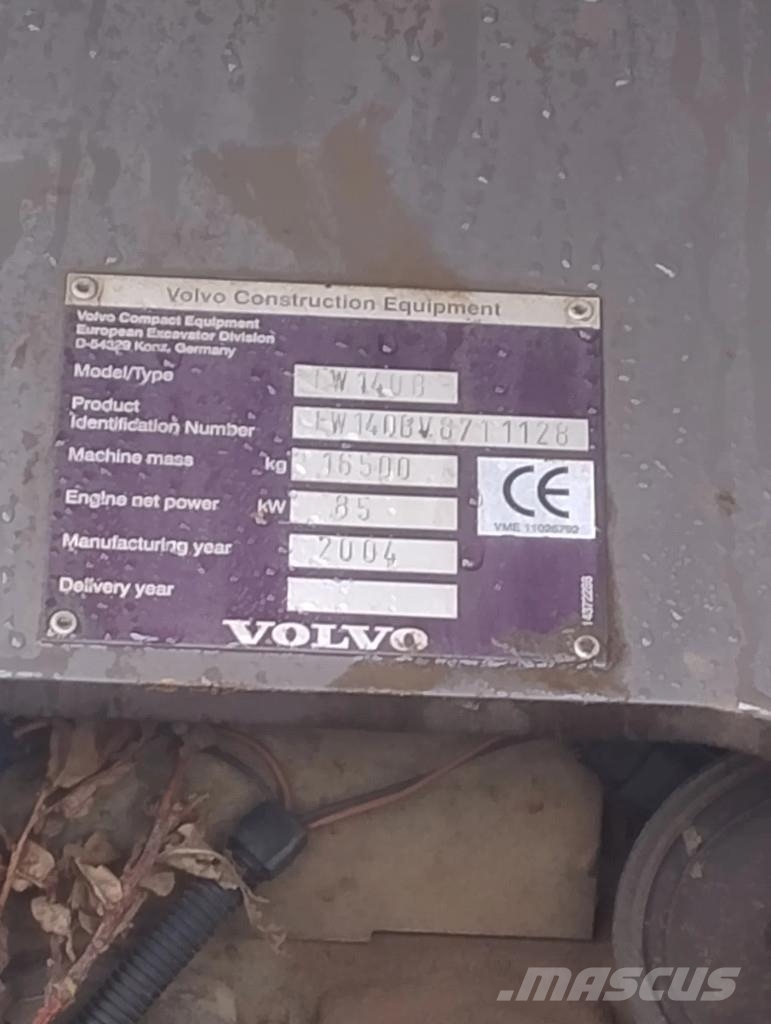Volvo EW140B Mobiele kraan Ratasekskavaatorid
