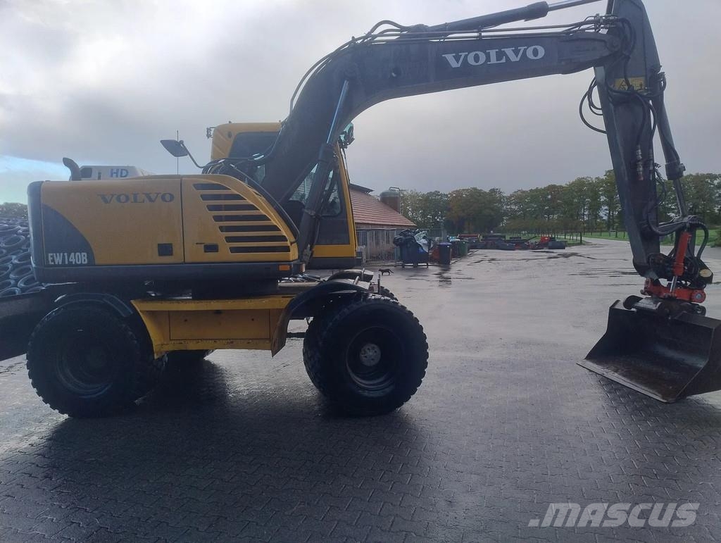 Volvo EW140B Mobiele kraan Ratasekskavaatorid